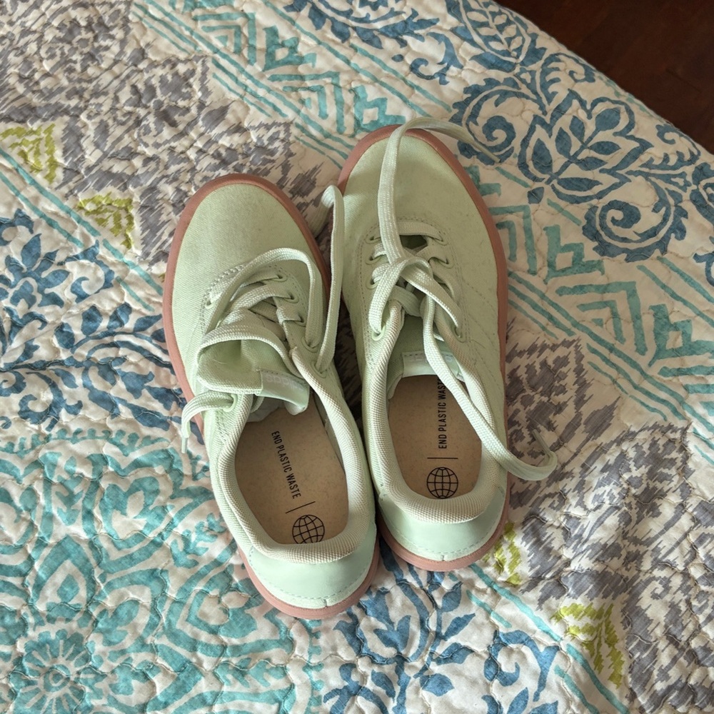 Mint Green and Pink Sneakers adidas